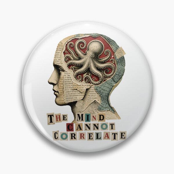 Artikelvorschau, Lovecraft: Der Verstand kann Collage nicht korrelieren entworfen und verkauft von Fenay Designs.