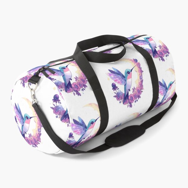 Item preview, Mystical Hummingbird & Crescent Moon | Celestial Floral Fantasy Bird designed and sold by dreamz-world.
