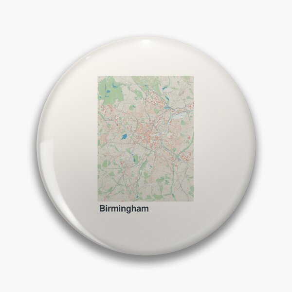 Item preview, Birmingham Minimalistic Map Art designed and sold by MapsNerd.