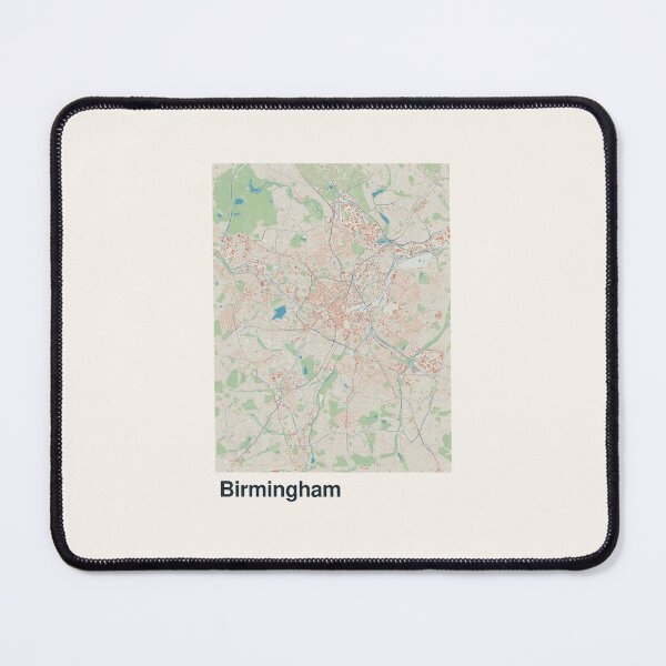 Item preview, Birmingham Minimalistic Map Art designed and sold by MapsNerd.