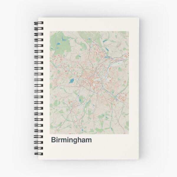 Item preview, Birmingham Minimalistic Map Art designed and sold by MapsNerd.