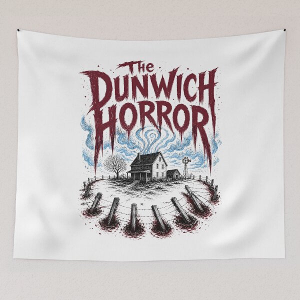 Item preview, Dunwich Horror Farmhouse in the Blue Mist designed and sold by Fenay Designs.