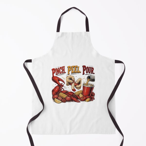 Item preview, Pinch Peel Pour Funny Crawfish Boil designed and sold by It's Heritage Hoss.