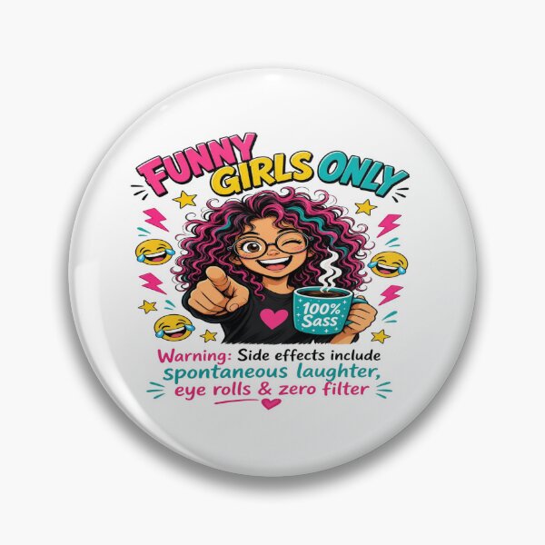Item preview, Funny Girls Only 100 Percent Sass - Funny Women Graphic designed and sold by Sushikidsntoddlers.