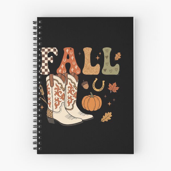 Item preview, Autumn Cowboy Boots and Leaves designed and sold by Tee Studio.