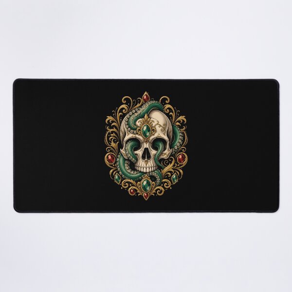 Item preview, Lovecraft Emerald Tentacle Skull designed and sold by Fenay Designs.