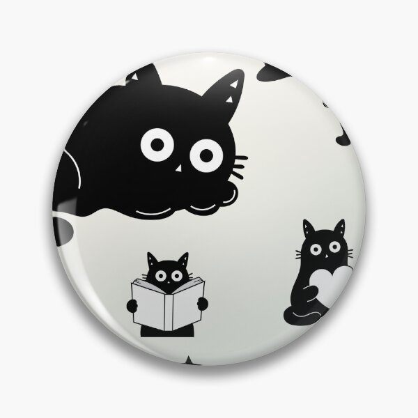 Item preview, Cute Kawaii Cats Seamless Pattern – Adorable Cartoon Kittens Repeating Cat Print, Funny Kitty Pattern for Cat Lovers, Cute Animal Aesthetic Background designed and sold by DibujandoPorfa.