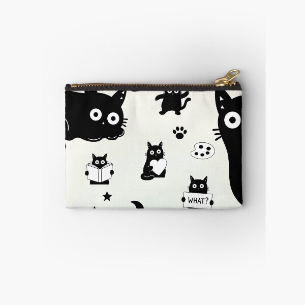 Item preview, Cute Kawaii Cats Seamless Pattern – Adorable Cartoon Kittens Repeating Cat Print, Funny Kitty Pattern for Cat Lovers, Cute Animal Aesthetic Background designed and sold by DibujandoPorfa.