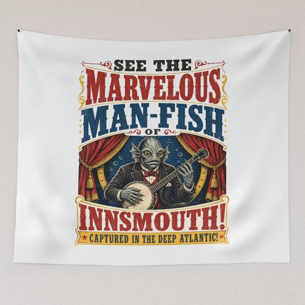 Artikelvorschau, Innsmouth Man-Fish Atlantic Sideshow entworfen und verkauft von Fenay Designs.