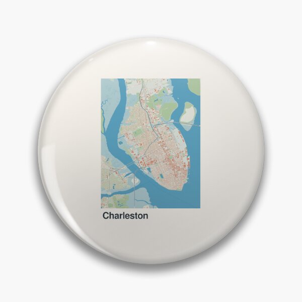 Item preview, Charleston Minimalistic Map Art designed and sold by MapsNerd.