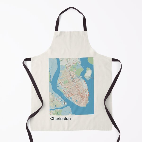 Item preview, Charleston Minimalistic Map Art designed and sold by MapsNerd.
