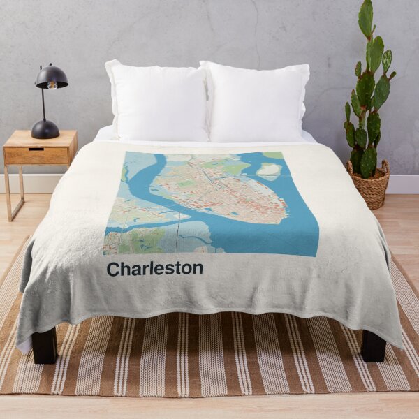 Item preview, Charleston Minimalistic Map Art designed and sold by MapsNerd.
