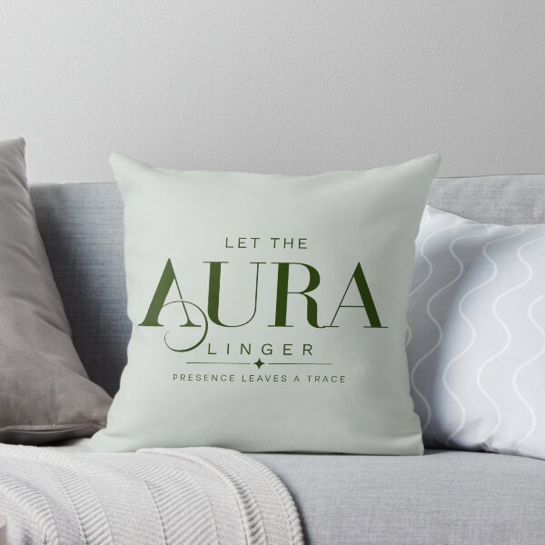 Item preview, Let The Aura Linger | Olive Green Flourished Serif & Sparkle Accent Typography designed and sold by Sparkle First Co..