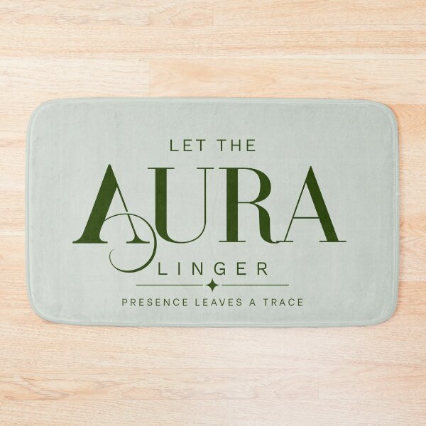 Item preview, Let The Aura Linger | Olive Green Flourished Serif & Sparkle Accent Typography designed and sold by Sparkle First Co..