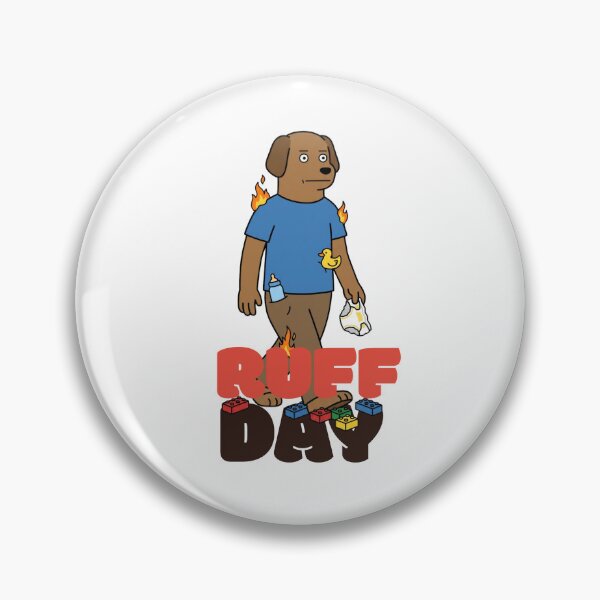 Item preview, Ruff Day Dog Dad - Funny Fatherhood Parenting Humor designed and sold by yodaddydesigns.