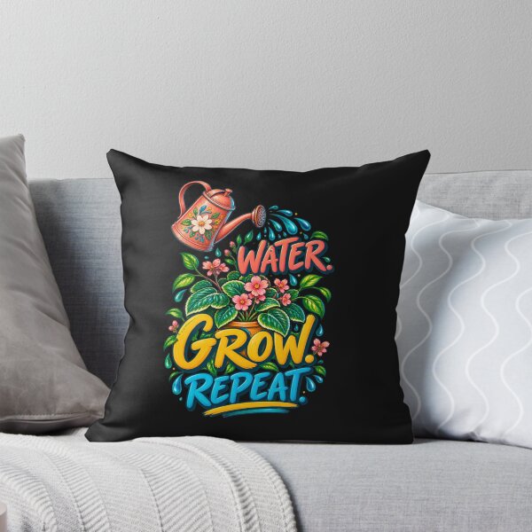 Item preview, Water Grow Repeat Plant Lover Watering Can Design designed and sold by AdicretorDesign.
