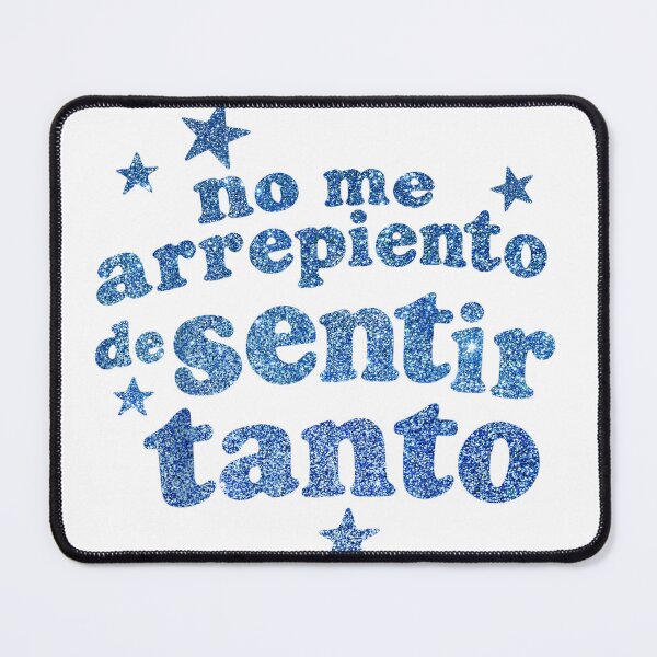 Item preview, No Me Arrepiento De Sentir Tanto Spanish Quote  designed and sold by xpressapparels.
