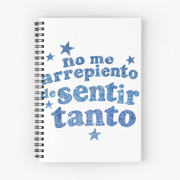 Item preview, No Me Arrepiento De Sentir Tanto Spanish Quote  designed and sold by xpressapparels.