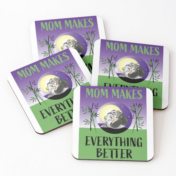 Item preview, Mom Makes Everything Better Panda Love designed and sold by Ekaterina  Biserova.