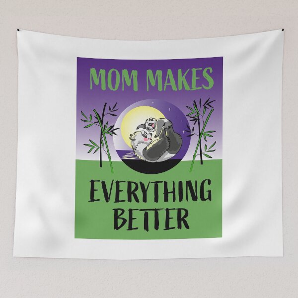 Item preview, Mom Makes Everything Better Panda Love designed and sold by Ekaterina  Biserova.