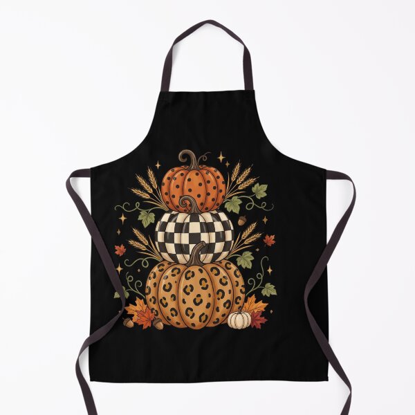 Item preview, Checkered Harvest Pumpkin Tower designed and sold by Tee Studio.