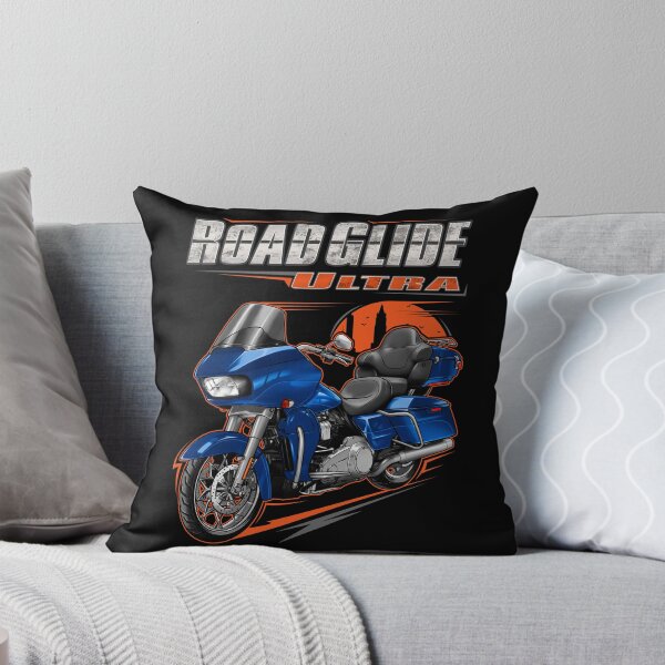 Item preview, Motorcycle Road Glide Ultra FLTRU 2018 Electric Blue for Motorcycle Riders designed and sold by MotoApparelHub.