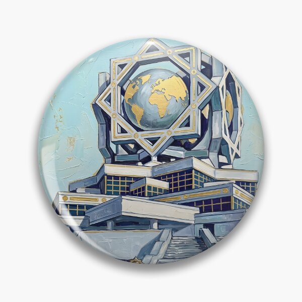 Item preview, Ashgabat Acrylic Travel Print, Turkmenistan designed and sold by POSTERIOCREW.
