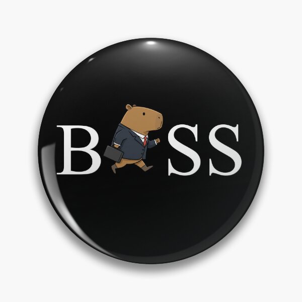 Item preview, Capybara Boss - Funny Corporate Office Work Humor designed and sold by yodaddydesigns.