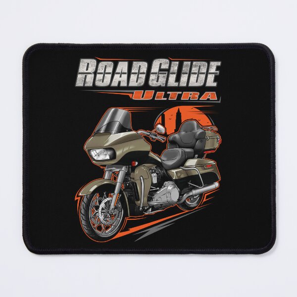 Item preview, Motorcycle Road Glide Ultra FLTRU 2018 Silver Fortune & Black Tempest for Motorcycle Riders designed and sold by MotoApparelHub.