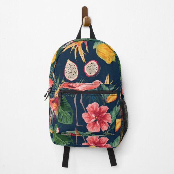 Item preview, Flamingos and Fruits Pattern designed and sold by DuliDoodles.