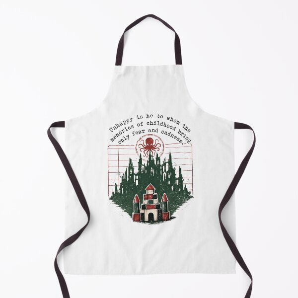 Item preview, Lovecraft Unhappy Childhood Memories Quote designed and sold by Fenay Designs.