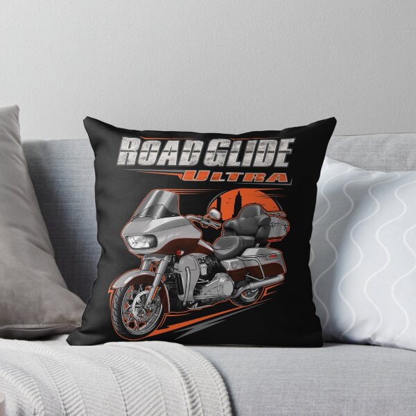 Item preview, Motorcycle Road Glide Ultra FLTRU 2018 Silver Fortune & Sumatra Brown for Motorcycle Riders designed and sold by MotoApparelHub.