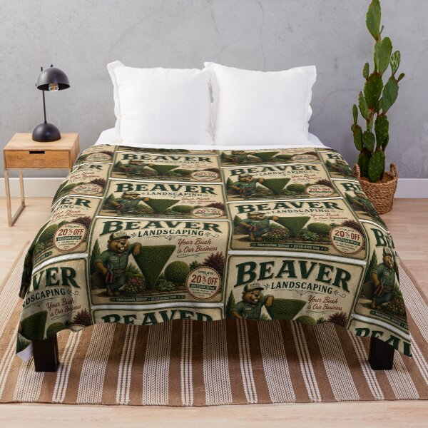 Item preview, Beaver Landscaping – Your Bush Is Our Business designed and sold by Pop, Culture and Stuff.