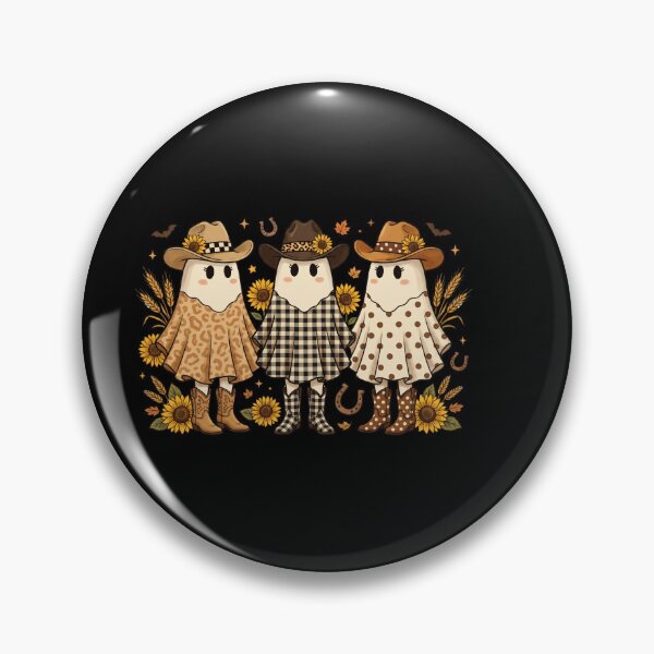 Item preview, Sunflower Cowgirl Ghost Trio designed and sold by Tee Studio.