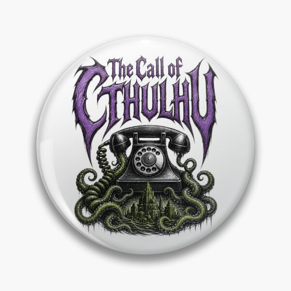 Item preview, Call of Cthulhu Rotary Phone Metal Poster designed and sold by Fenay Designs.