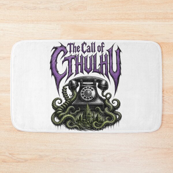 Item preview, Call of Cthulhu Rotary Phone Metal Poster designed and sold by Fenay Designs.