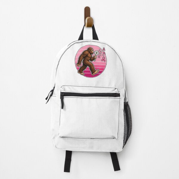 Item preview, Bigfoot Blowing Dandelion Sasquatch Breast Cancer Awareness designed and sold by WeirdlyMild.