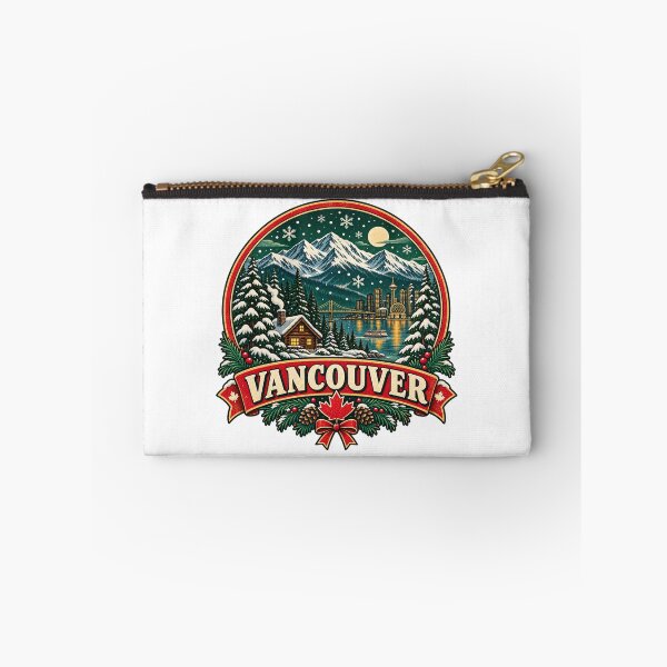 Item preview, Vancouver Christmas Canada Retro Holiday Travel  designed and sold by Globalcitytees.