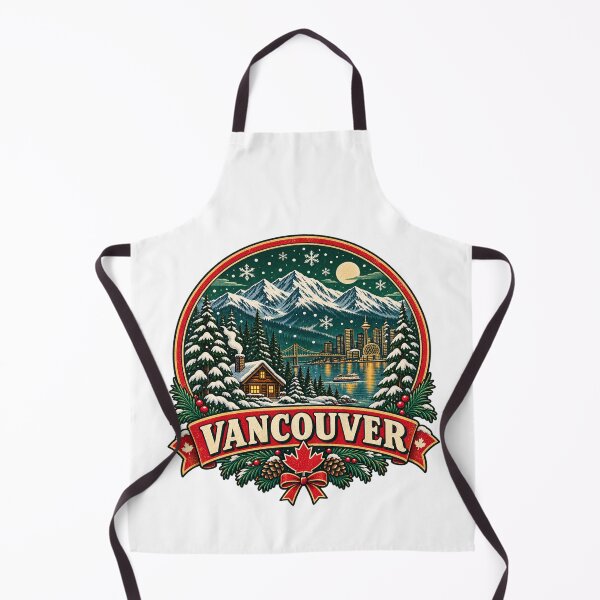 Item preview, Vancouver Christmas Canada Retro Holiday Travel designed and sold by Globalcitytees.