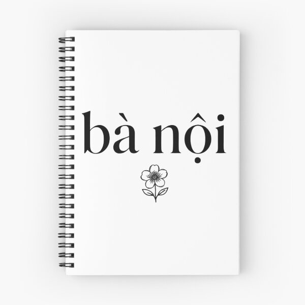 Item preview, Bà Nội – Vietnamese Grandmother Floral Family Design designed and sold by yodaddydesigns.