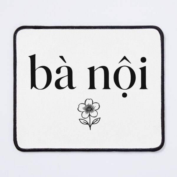 Item preview, Bà Nội – Vietnamese Grandmother Floral Family Design designed and sold by yodaddydesigns.