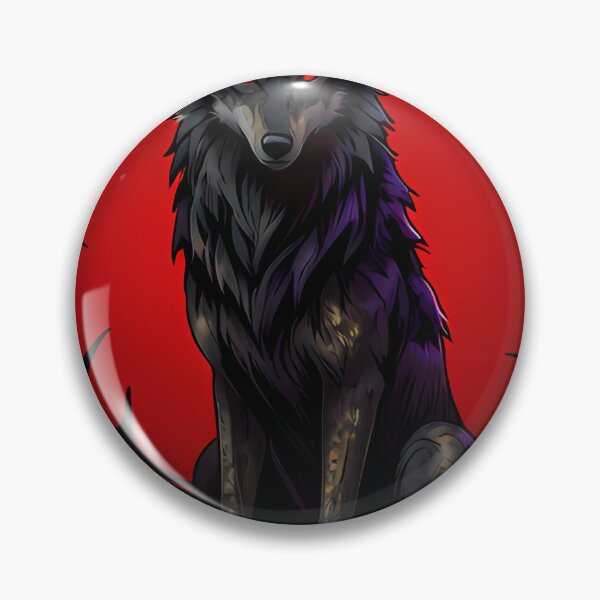 Item preview, Gothic Timber Wolf Blood Moon Portal designed and sold by IllumeInk.