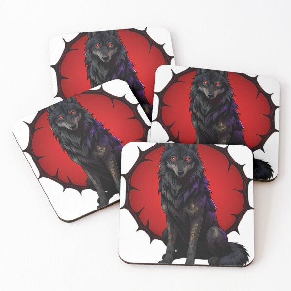 Item preview, Gothic Timber Wolf Blood Moon Portal designed and sold by IllumeInk.