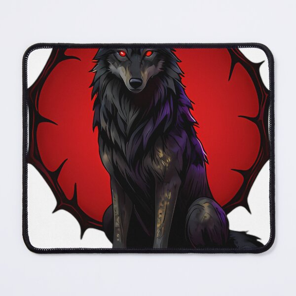 Item preview, Gothic Timber Wolf Blood Moon Portal designed and sold by IllumeInk.