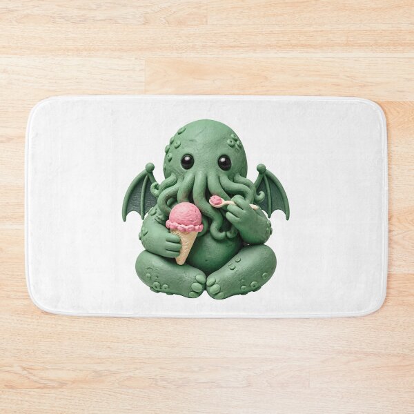 Item preview, Cute Cthulhu's Pink Ice Cream Break designed and sold by Fenay Designs.