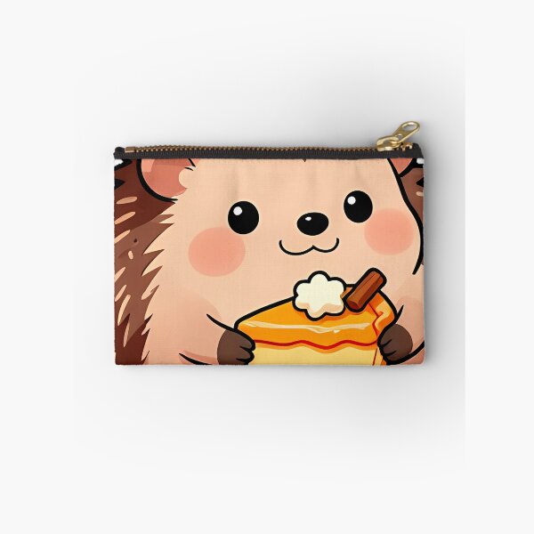 Item preview, Cute Baby Hedgehog with Mini Pumpkin Pie designed and sold by pumsquare.