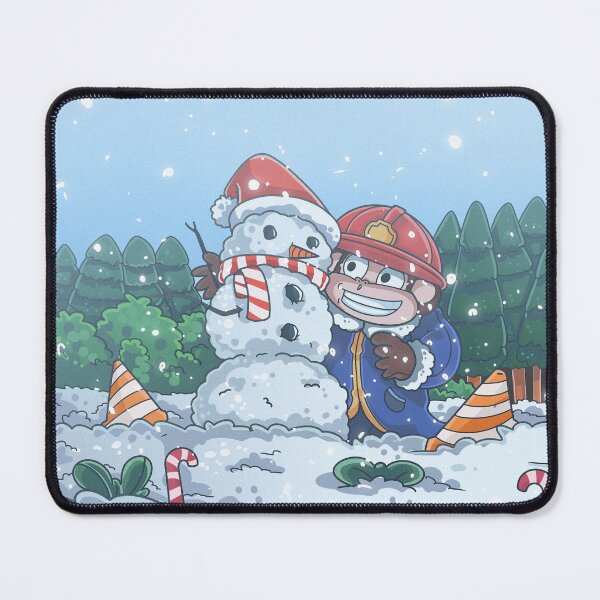 Item preview, Cute Monkey building snowman winter designed and sold by Niykos570.