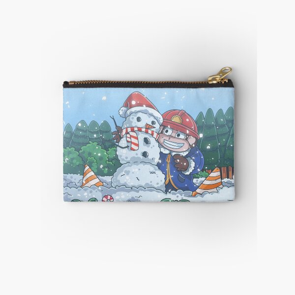 Item preview, Cute Monkey building snowman winter designed and sold by Niykos570.