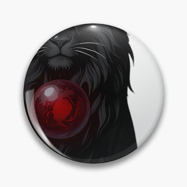 Item preview, Gothic Obsidian Lion Blood Moon Crown designed and sold by IllumeInk.