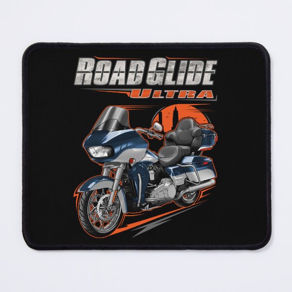 Item preview, Motorcycle Road Glide Ultra FLTRU 2019 Midnight Blue & Barracuda Silver for Motorcycle Riders designed and sold by MotoApparelHub.